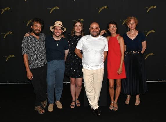 Locarno: Locarno,Switzerland Locarno Film Festival 2024 Mexico 86 photocal film premioÂ¨re In the photo:Co sar Diaz director and cast actor,producer Locarno  - ZUMAp169 20240810_zea_p169_282 Copyright: xNickxZonnax