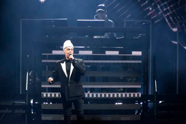 Pori, Finnland. 18. Juli 2024. Die Pet Shop Boys performen auf Pori Jazz.