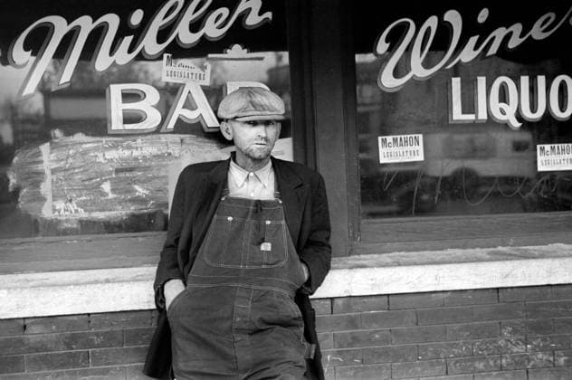 South Omaha Nebraska, USA, John Vachon for Farm Security Administration, November 1938  Copyright: xCircaxImagesx ghi-circa04623