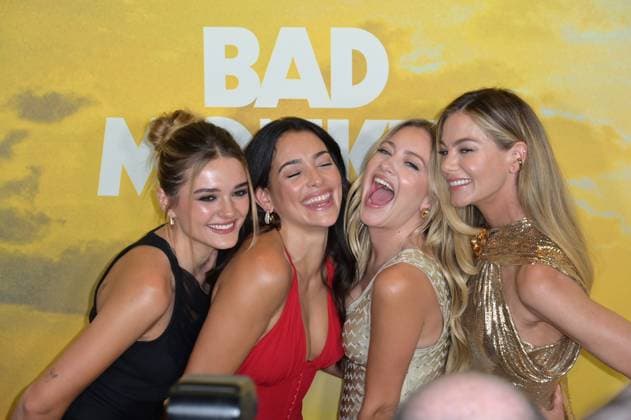 Bilder des Jahres 2024, Entertainment 08 August Entertainment Themen der Woche KW33 Entertainment Bilder des Tages Bad Monkey Premiere - Los Angeles, USA LOS ANGELES, USA. August 12, 2024: Charlotte Lawrence, Natalie Martinez, Meredith Hagner & Michelle Monaghan at the premiere for Apple TV™s Bad Monkey at the Hammer Museum. Los Angeles CA USA  Copyright: xPaulxSmith Featureflashx
