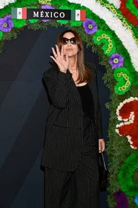 Beetlejuice Beetlejuice Mexico City Premiere Italian actress Monica Bellucci Posing for photos during the Beetlejuice Beetlejuice film Photocall at Mexico City Four Season Hotel. August 13, 2024 in Mexico City, Mexico. Mexico City CDMX Mexico Copyright: xCarlosxTischlerx