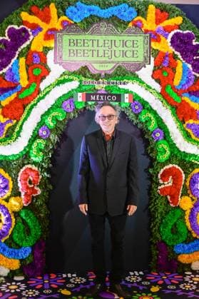 Beetlejuice Beetlejuice Mexico City Premiere Director Tim Burton Posing for photos during the Beetlejuice Beetlejuice film Photocall at Mexico City Four Season Hotel. August 13, 2024 in Mexico City, Mexico. Mexico City CDMX Mexico Copyright: xCarlosxTischlerx