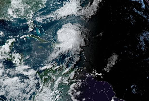 Bilder des Jahres 2024, News 08 August News Themen der Woche KW33 News Bilder des Tages August 14, 2024 - Puerto Rico - Ernesto intensified into a Category 1 hurricane Wednesday as it churned north of Puerto Rico, where it unleashed torrential rain and damaging winds that triggered flash flood warnings and cut power to nearly half the island. Ernesto expected to strengthen over the western Atlantic. Hurricane watch issued for Bermuda. As of 5:00 PM AST the center of Ernesto was located near 21.7, 68.3 with movement NW at 16 mph. The minimum central pressure was 989 mb with maximum sustained winds of about 75 mph. Puerto Rico - ZUMAz03_ 20240814_shm_z03_415 Copyright: xNOAAx