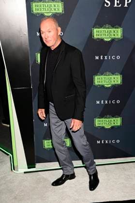 August 14, 2024, Mexico City, Ciudad de Mexico, Mexico: American actor Michael Keaton attends the black carpet of Beetlejuice Beetlejuice Fan Event at Cinepolis Toreo Parque Central. on August 14, 2024 in Mexico City, Mexico. Mexico City Mexico - ZUMAe321 20240814_zea_e321_067 Copyright: xCarlosxTischler xEyepixxGroupx