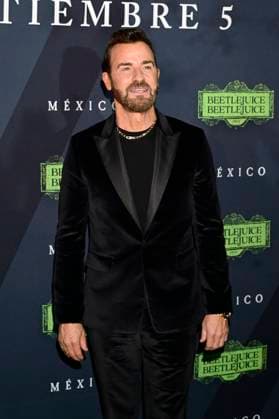 August 14, 2024, Mexico City, Ciudad de Mexico, Mexico: American actor Justin Theroux attends the black carpet of Beetlejuice Beetlejuice Fan Event at Cinepolis Toreo Parque Central. on August 14, 2024 in Mexico City, Mexico. Mexico City Mexico - ZUMAe321 20240814_zea_e321_081 Copyright: xCarlosxTischler xEyepixxGroupx