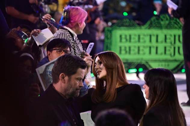 August 14, 2024, Mexico City, Ciudad de Mexico, Mexico: Italian actress Monica Bellucci attends the black carpet of Beetlejuice Beetlejuice Fan Event at Cinepolis Toreo Parque Central. on August 14, 2024 in Mexico City, Mexico. Mexico City Mexico - ZUMAe321 20240814_zea_e321_088 Copyright: xCarlosxTischler xEyepixxGroupx