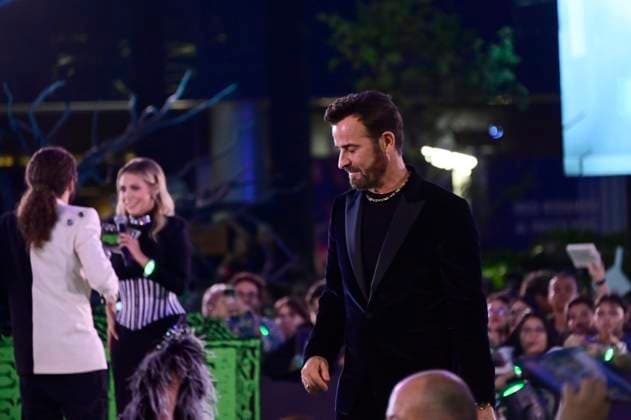 August 14, 2024, Mexico City, Ciudad de Mexico, Mexico: American actor Justin Theroux attends the black carpet of Beetlejuice Beetlejuice Fan Event at Cinepolis Toreo Parque Central. on August 14, 2024 in Mexico City, Mexico. Mexico City Mexico - ZUMAe321 20240814_zea_e321_094 Copyright: xCarlosxTischler xEyepixxGroupx
