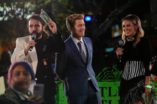 August 14, 2024, Mexico City, Ciudad de Mexico, Mexico: Producer Tommy Harper attends the black carpet of Beetlejuice Beetlejuice Fan Event at Cinepolis Toreo Parque Central. on August 14, 2024 in Mexico City, Mexico. Mexico City Mexico - ZUMAe321 20240814_zea_e321_116 Copyright: xCarlosxTischler xEyepixxGroupx