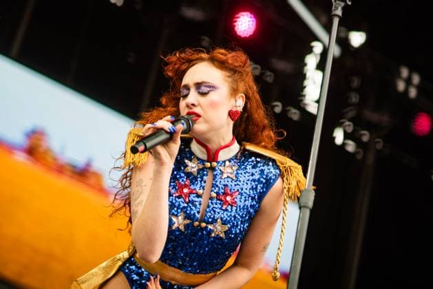 August 11, 2024, San Francisco, Ca, USA: Chappell Roan performs at the Outside Lands 2024 Music and Arts Festival held in Golden Gate Park on August 11, 2024 in San Francisco, California. San Francisco USA - ZUMAs181 20240811_zea_s181_185 Copyright: xAnniexLesserx