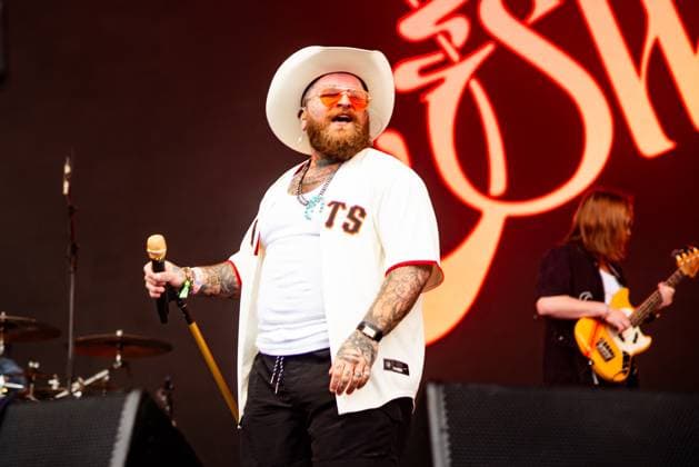 August 11, 2024, San Francisco, Ca, USA: Teddy Swims performs at the Outside Lands 2024 Music and Arts Festival held in Golden Gate Park on August 11, 2024 in San Francisco, California. San Francisco USA - ZUMAs181 20240811_zea_s181_210 Copyright: xAnniexLesserx