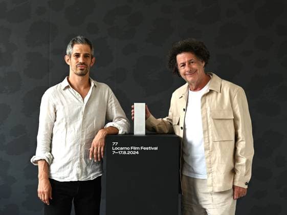 Locarno: Locarno,Switzerland Locarno Film Festival 2024 Award Ceremony photocall Locarno Film Festival 2024 Gaucho Gaucho film by Michael Dweck and Gregory Kershaw director Award In the photo: Michael Dweck and Gregory Kershaw director Award Locarno  - ZUMAp169 20240817_zea_p169_168 Copyright: xNickxZonnax