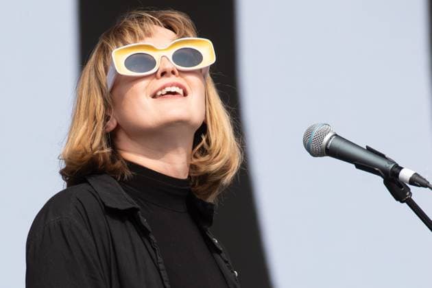 Entertainment Themen der Woche KW33 Entertainment Bilder des Tages Lucius perform at All Points East Festival 2024 - Sun 18 Aug - Victoria Park, London Holly Laessig of American indie pop band Lucius perform at The All Points East Festival 2024 at Victoria Park in London, England, UK on Sunday 18 August 2024., Credit:Justin Ng Avalon UK, England, London, Victoria Park  Copyright: xJustinxNgx xAvalonx 0899678794