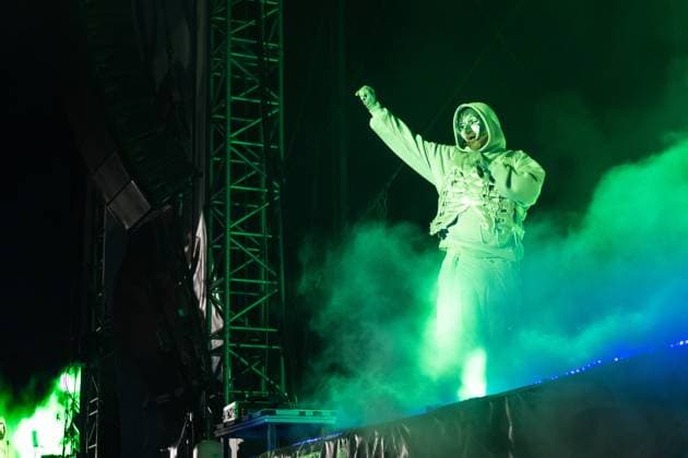 Entertainment Themen der Woche KW33 Entertainment Bilder des Tages Der deutsche Rapper Marten Laciny (Marteria) mit seinem Alter Ego Marsimoto auf dem Highfield 2024 Highfield Tag 3 - Marsimoto *** German rapper Marten Laciny Marteria with his alter ego Marsimoto at Highfield 2024 Highfield Day 3 Marsimoto