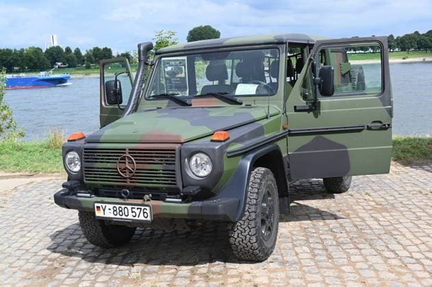 Ein Geländewagen Mercedes Benz G Klasse., G300 CDI, Wolf gl ein Militärfahrzeug der Bundeswehr von Mercedes-Benz *** An off-road vehicle Mercedes Benz G Class , G300 CDI, Wolf gl a military vehicle of the German Armed Forces from Mercedes Benz