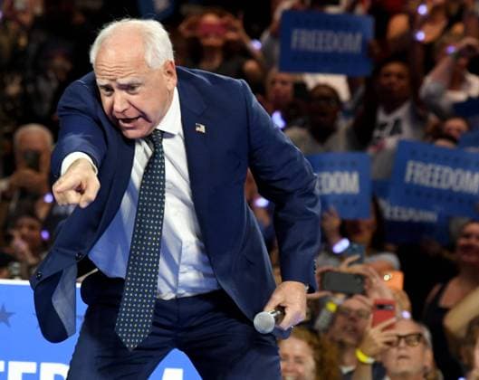 August 20, 2024, Milwaukee, Wisconsin, USA: Democratic Vice Presidential nominee GOV. TIM WALZ (D-Minnesota) speaks as he and VICE PRESIDENT KAMALA HARRIS hold a campaign rally at Fiserv Forum in Milwaukee, Wisconsin Tuesday August 20, 2024. The arena was the site of the Republican National Convention a month ago. Milwaukee USA - ZUMAh154 20240820_znp_h154_093 Copyright: xMarkxHertzbergx