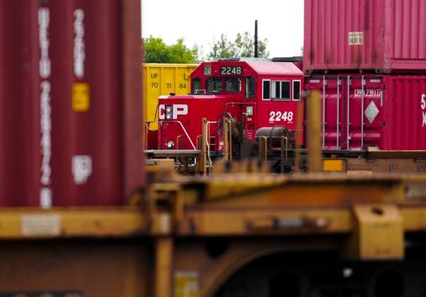 August 22, 2024, Smiths Falls, Ontario, Canada: Trains sit idle at a Canadian Pacific Kansas City (CPKC) rail yard in Smiths Falls, Ont., on Thursday, Aug. 22, 2024. Smiths Falls Canada  - ZUMAc35_ 20240822_zaf_c35_194 Copyright: xSeanxKilpatrickx