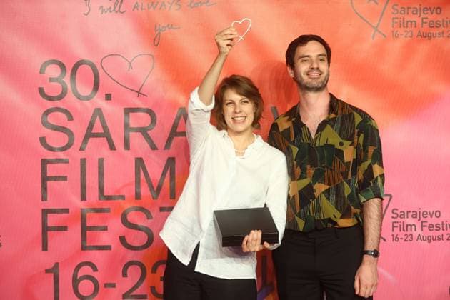 Bilder des Jahres 2024, Entertainment 08 August Entertainment Themen der Woche KW34 Entertainment Bilder des Tages Sarajevo, BiH, 230824. National Theater. The 30th Sarajevo Film Festival ended with the Heart of Sarajevo award. Photo: Antonio Balic CROPIX Copyright: xxAntonioxBalicx sff_nagrade9-230824