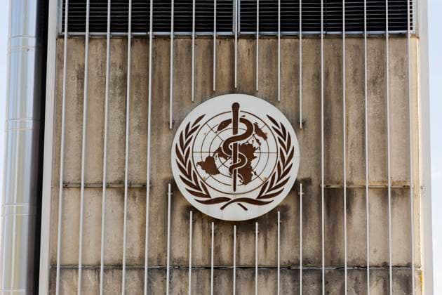 Geneva, Switzerland August 21, 2024 - A logo stands at the entrance to the headquarters of the World Health Organization (WHO). The WHO has classified the MPOX epidemic in Africa as a public health emergency of international concern OMS, ORGANISATION MONDIALE DE LA SANTE, ILLUSTRATION, MPOX, ALERTE, EPIDEMIE, VIRUS, GENEVE, INFECTION VIRALE, MEDICINE, SOIN, ORGANISATION INTERNATIONALE, BUREAUX, NATIONS UNIES, TEDROS ADHANOM, VACCIN, VACCINATION, BACTERIE, TRAITEMENTS, VARIOLE DU SINGE, LOGO  Copyright: xVincentxIsorex