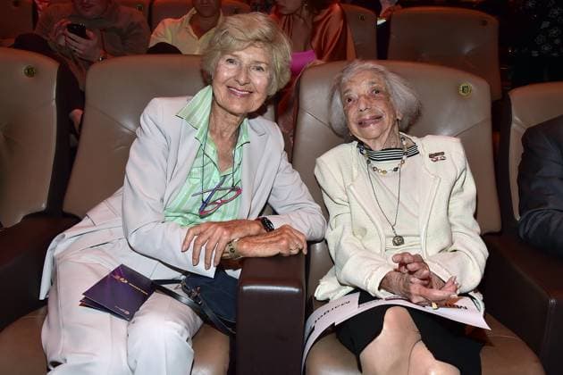 Verleihung des Ernst-Lubitsch-Preises 2024 Friede Springer, Margot Friedlaender Ankunft, zur Verleihung des Ernst-Lubitsch-Preises 2024 im Rahmen einer Matinee im Berliner ZOO PALAST statt in Berlin, am 25.08.2024