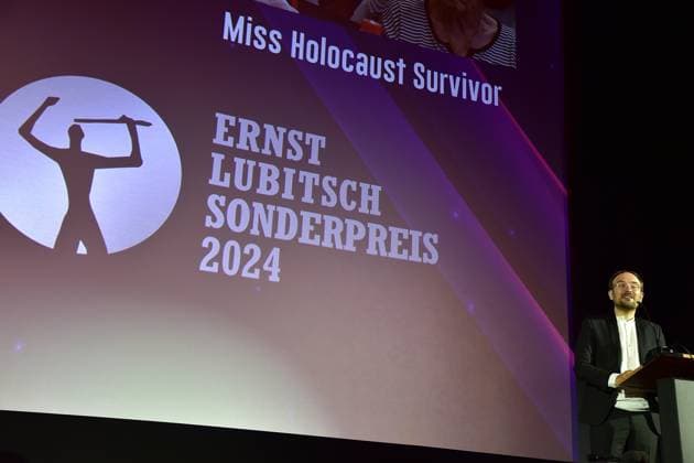 Verleihung des Ernst-Lubitsch-Preises 2024 Radek Wegrzyn SonderPreistraeger Ankunft, zur Verleihung des Ernst-Lubitsch-Preises 2024 im Rahmen einer Matinee im Berliner ZOO PALAST statt in Berlin, am 25.08.2024