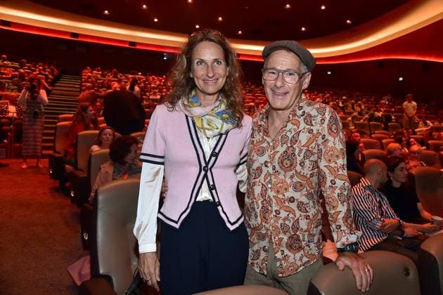Verleihung des Ernst-Lubitsch-Preises 2024 Dani Levy mit Ehefrau Sabine lidl Ankunft, zur Verleihung des Ernst-Lubitsch-Preises 2024 im Rahmen einer Matinee im Berliner ZOO PALAST statt in Berlin, am 25.08.2024