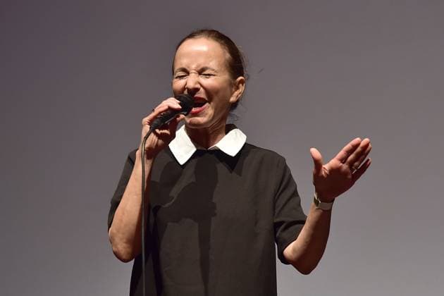 Verleihung des Ernst-Lubitsch-Preises 2024 Sharon Brtauner singt einen Song Ankunft, zur Verleihung des Ernst-Lubitsch-Preises 2024 im Rahmen einer Matinee im Berliner ZOO PALAST statt in Berlin, am 25.08.2024