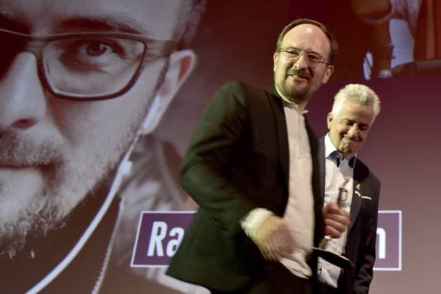 Verleihung des Ernst-Lubitsch-Preises 2024 Shimon Sabag, CEO, Radek Wegrzyn,Sonderpreisgewinner, Regisseur Ankunft, zur Verleihung des Ernst-Lubitsch-Preises 2024 im Rahmen einer Matinee im Berliner ZOO PALAST statt in Berlin, am 25.08.2024