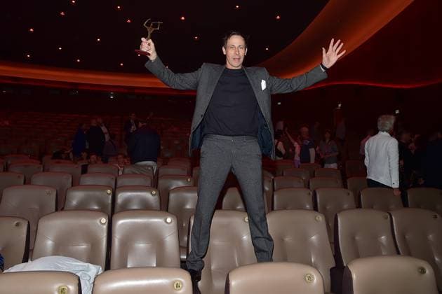 Entertainment Bilder des Tages Verleihung des Ernst-Lubitsch-Preises 2024 Marc Hosemann, Preisgewinner fur Sofia, der Tod und ich Ankunft, zur Verleihung des Ernst-Lubitsch-Preises 2024 im Rahmen einer Matinee im Berliner ZOO PALAST statt in Berlin, am 25.08.2024