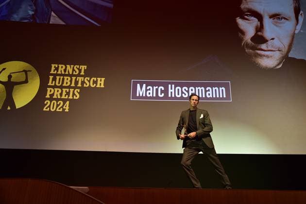 Verleihung des Ernst-Lubitsch-Preises 2024 Der Ernst-Lubitsch-Preis geht an Marc Hosemann für seine schauspielerische Leistung in Sophia, der Tod und ich.Verleihung des Ernst-Lubitsch-Preises 2024 im Rahmen einer Matinee im Berliner ZOO PALAST statt in Berlin, am 25.08.2024