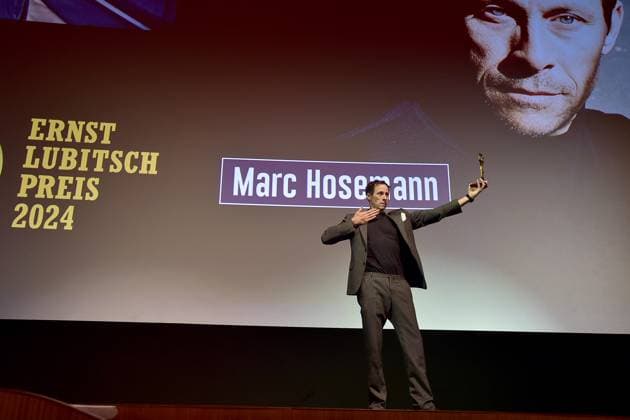 Verleihung des Ernst-Lubitsch-Preises 2024 Der Ernst-Lubitsch-Preis geht an Marc Hosemann für seine schauspielerische Leistung in ãSophia, der Tod und ichÒ.Verleihung des Ernst-Lubitsch-Preises 2024 im Rahmen einer Matinee im Berliner ZOO PALAST statt in Berlin, am 25.08.2024