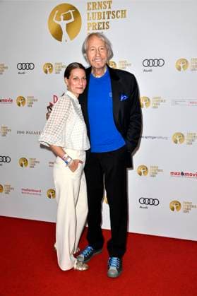 Reiner Schöne mit Ehefrau Anja bei der 66. Verleihung vom Ernst-Lubitsch-Preis 2024 im Zoo Palast. Berlin, 25.08.2024