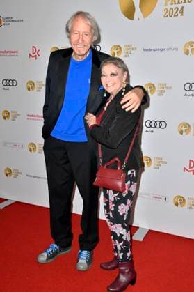 Reiner Schöne und Barbara Schöne bei der 66. Verleihung vom Ernst-Lubitsch-Preis 2024 im Zoo Palast. Berlin, 25.08.2024