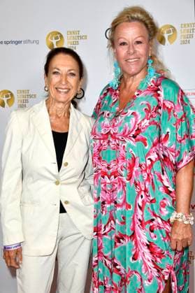 Daniela Ziegler und Iris Werlin bei der 66. Verleihung vom Ernst-Lubitsch-Preis 2024 im Zoo Palast. Berlin, 25.08.2024