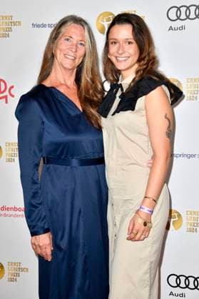 Stacy Thunes und Isabella Krieger bei der 66. Verleihung vom Ernst-Lubitsch-Preis 2024 im Zoo Palast. Berlin, 25.08.2024