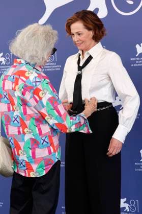 Sigourney Weaver beim Photocall anlässlich der Verleihung des Goldenen Löwen für das Lebenswerk auf der Biennale di Venezia 2024 81. Internationale Filmfestspiele von Venedig im Palazzo del Casino. Venedig, 28.08.2024
