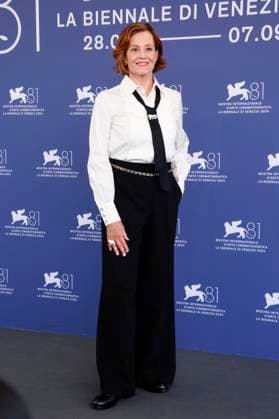 Sigourney Weaver beim Photocall anlässlich der Verleihung des Goldenen Löwen für das Lebenswerk auf der Biennale di Venezia 2024 81. Internationale Filmfestspiele von Venedig im Palazzo del Casino. Venedig, 28.08.2024