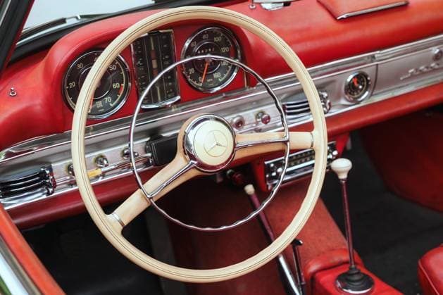 Super rare Mercedes-Benz 300SL Roadster one of only 27 made for sale at Â£2m Story from Jam Press (Rare Mercedes Sale) Pictured: The Mercedes-Benz 300SL and all it s accompanying gear are for sale at Â£2m. Super rare Mercedes-Benz 300SL Roadster one of only 27 made for sale at Â£2m An extremely rare Mercedes-Benz car one of just 27 of its kind is now for sale. The 1957 W198 300SL Roadster™s perhaps most unique design is its five original, PZ Rudge knock-off wheels. These were a special order option; of the models produced between 1957-1963, less than 1.5% have the feature. The vehicle also retains its original numbers matching components and Hepco luggage suitcases. Most of the Factory Rudge Roadsters are  Copyright: xJamxPress www.gullwingmotorcars.com