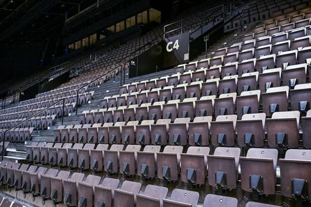 Basel ESC 2025 Entscheid, Konzert, Eurovision Song Contest, 30.08.2024 Basel ist Ausrichter des Eurovision Song Contest 2025. Die St. Jakobshalle von Innen mit Blick auf die Tribuene aus dem Innenraum heraus. ESC 2025 Entscheid, Konzert, Eurovision Song Contest, 30.08.2024 *** Basel ESC 2025 decision, concert, Eurovision Song Contest, 30 08 2024 Basel is the host of the Eurovision Song Contest 2025 The St Jakobshalle from the inside with a view of the tribune from the interior ESC 2025 decision, concert, Eurovision Song Contest, 30 08 2024 Copyright: xEibner-Pressefoto ThomasxHessx EP_THS