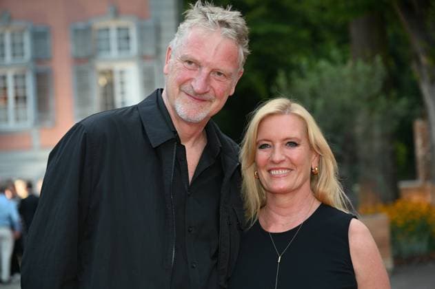 Produzent Michael Souvignier und Moderatorin Claudia Kleinert kommt zur Abendveranstaltung anlässlich der Kölner Jurysitzung zum international Emmy Award 2024 - Semi Final round of Judging der international Emmy Awards auf Schloss Arff