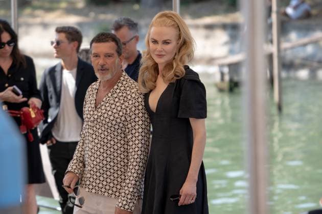 Celebrity Sightings - Day 3 - The 81st Venice International Film Festival Antonio Banderas and Nicole Kidman are seen at the 81st Venice International Film Festival in Venice, Italy, on August 30, 2024. Venice Italy  Copyright: xLucaxCarlinox originalFilename: carlino-notitle240830_npUvZ.jpg
