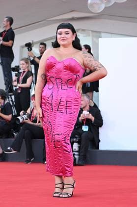 Filmfestspiele in Venedig, Campo di Battaglia Premiere Battlwfueld red carpet - 81st Venice Film Festival, Italy - 31 Aug 2024 Muriel, Credit:Maria Laura Antonelli Avalon Italy, Venice  Copyright: xMariaxLauraxAntonellix xAvalonx 0903528832