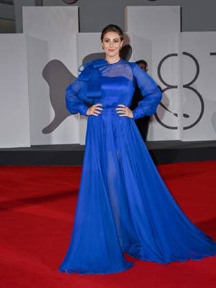 Venice: Venice, 81st Venice Film Festival 2024 - Sixth Evening. Red Carpet Filming Italy Award In the photo: Diana del bufalo Venice  - ZUMAp169 20240901_zea_p169_1386 Copyright: xManuelexMangiarottix