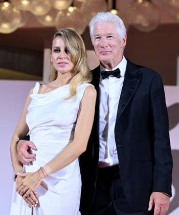 September 1, 2024, Venice, ITALY: US actor Richard Gere (R) and his partner Alejandra Silva attend the red carpet of the Filming Italy Venice Awards during the 81st Venice Film Festival in Venice, Italy, 01 September 2024. The movie is presented out of competition at the festival running from 28 August to 07 September 2024. ANSA ETTORE FERRARI. Venice ITALY  - ZUMAa110 20240901_zaf_a110_157 Copyright: xEttorexFerrarix
