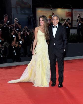 Venice, 81st Venice International Film Festival, Red Carpet film Wolfs . Pictured: George Clooney, Amal Clooney  Copyright: xAlbertoxTerenghi PoolxPhotoxEvenx xPoolxPhotoxEventsx04x IPA_Agency_IPA49268613