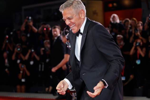 George Clooney bei der Premiere des Kinofilms Wolfs auf der Biennale di Venezia 2024 81. Internationale Filmfestspiele von Venedig im Palazzo del Cinema. Venedig, 01.09.2024 *** George Clooney at the premiere of the feature film Wolfs at the Biennale di Venezia 2024 81 Venice International Film Festival at the Palazzo del Cinema Venice, 01 09 2024 Foto:xD.xBedrosianx xFuturexImagex wolfs_4958