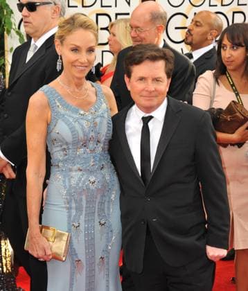 Tracy Pollan and Michael J. Fox at the 71st Annual Golden Globe Awards aka Golden Globes in Los Angeles - 12 January 2014 HB00009 Copyright: x FAMOUSx aa9qy003