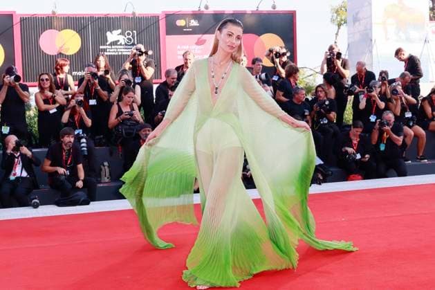 81st Mostra - Queer Screening Patroness of the festival Sveva Alviti attends the Queer red carpet during the 81st Venice International Film Festival on September 03, 2024 in Venice, Italy. Photo by Marco Piovanotto ABACAPRESS.COM Venice Italy  Copyright: xPiovanottoxMarco ABACAx