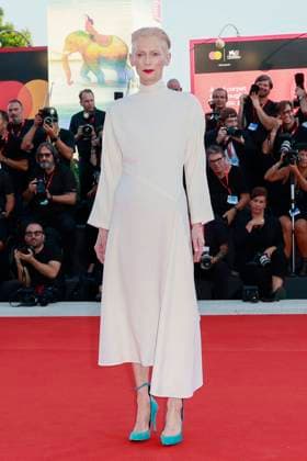 81st Mostra - Queer Screening Tilda Swinton attends the Queer red carpet during the 81st Venice International Film Festival on September 03, 2024 in Venice, Italy. Photo by Marco Piovanotto ABACAPRESS.COM Venice Italy  Copyright: xPiovanottoxMarco ABACAx