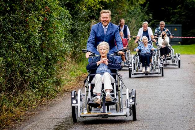 Bilder des Jahres 2024, Entertainment 09 September Entertainment Themen der Woche KW36 Entertainment Bilder des Tages 04-09-2024 Mirns King Willem-Alexander attended the celebration of the 75th anniversary of the National Association De Zonnebloem in Mirns. Â  Copyright: xPPEx