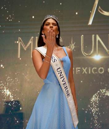 September 4, 2024, Mexico City, Mexico City, Mexico: Miss Universe 2023, SHEYNNIS PALACIOS, during a press conference at the Postal Palace of the Historic Center of Mexico City, where they gave details of their 73rd Edition of Miss Universe 2024 that will take place on November 16 in Mexico City. Mexico City Mexico - ZUMAn296 20240904_zip_n296_004 Copyright: xJorgexNunezx